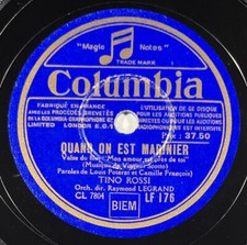 Tino Rossi : Madame la nuit /