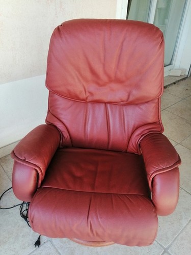 Fauteuil cuir médicalisé - cuir,