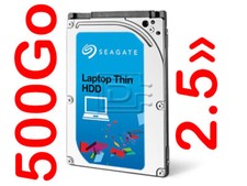 Disque dur PC portable SATA Seagate laptop Thin ST500LM021 500Gb 2.5"