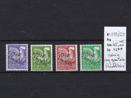 France superbe série 119 122 - france,,