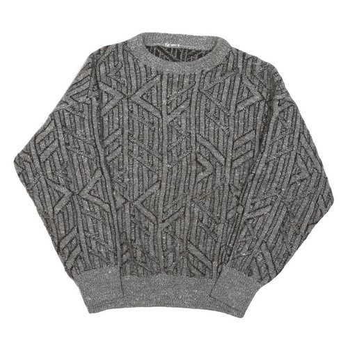Hommes gris motifs pull - hommes,