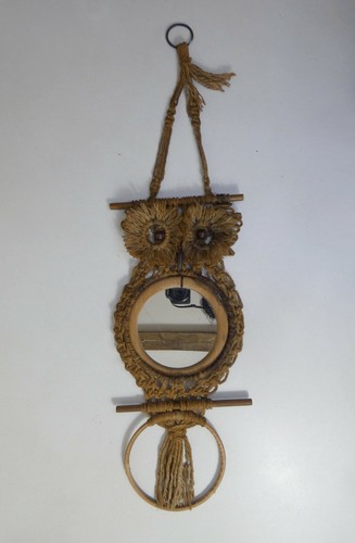 Ancien miroir chouette - ancien, hibou
