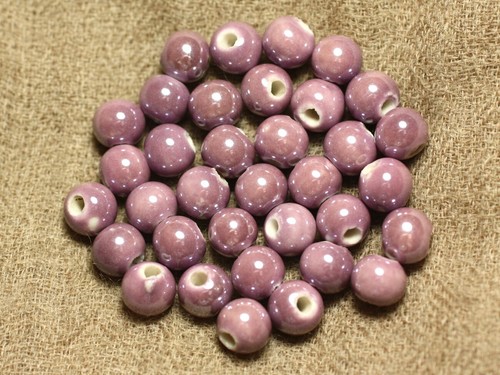 10pc perles ceramique - perles,