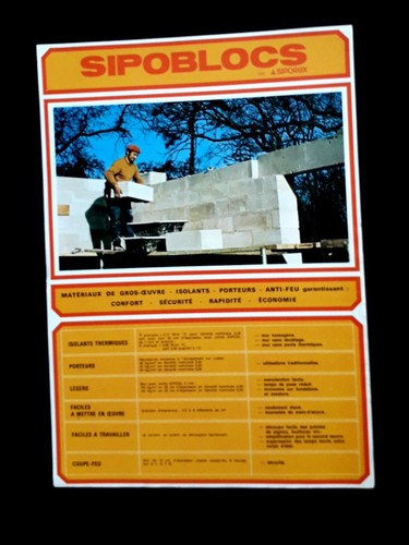 Ancien dépliant publicitaire - ancien,