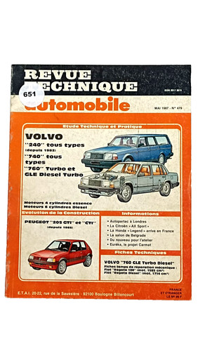 Revue technique volvo - technique, /