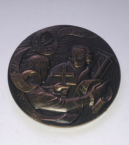 Rare medaille bronze saint - medaille,