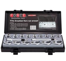 TETES DE CLES A FOURCHE A TUYAUTER CROWFOOT 12 PANS - DE 10 à 26