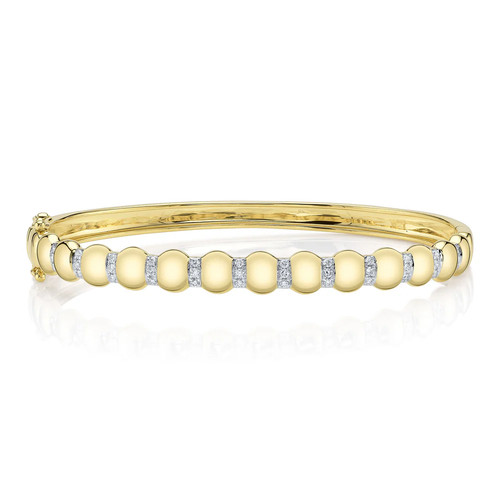 Bracelet bangle diamant 14k - bracelet,