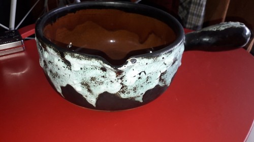 Caquelon fondue terre - fondue,