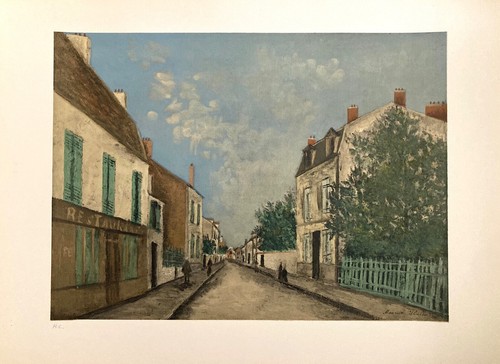 Utrillo maurice lithographie - maurice,