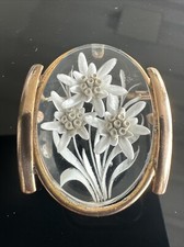 Ancienne Broche Edelweiss en