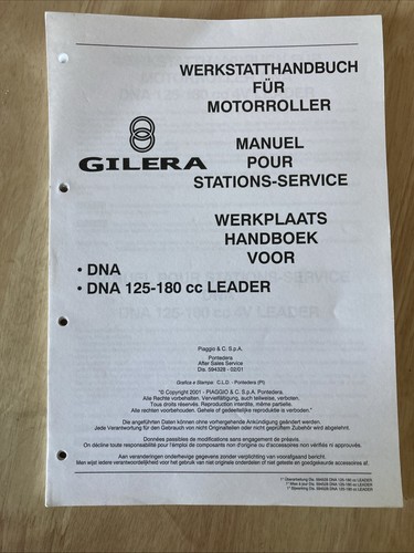 Gilera dna 125 180 leader - dna, 4v