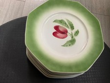 Lot de 10 assiettes à dessert