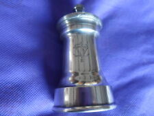 moulin à poivre métal argenté guilloché christoffle* peugeot freres*art deco*