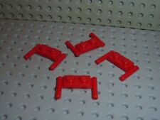 4 x LEGO Red Plate ref 3839b /
