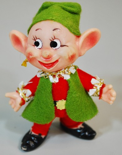 Vintage 1950s elf pixie green - vintage,