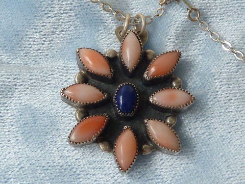 Vintage sterling pendant - vintage,