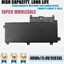 Lot 10 X CI03XL BATTERY FOR HP