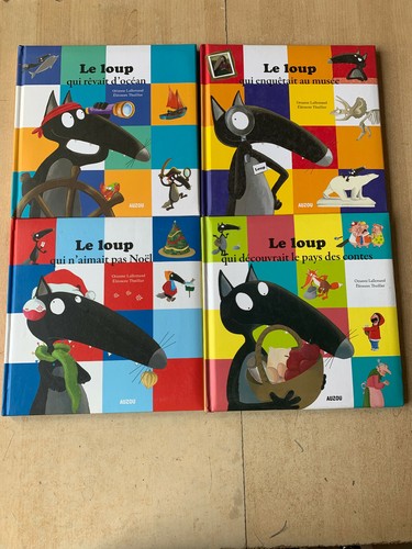 Lot livres série loup - série, /