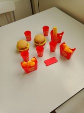 écoiffier hamburger + frites + accessoires