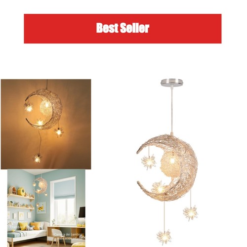 Lustre suspension lune - lustre,