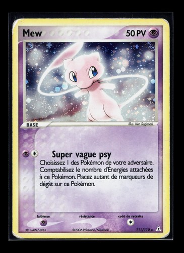 Carte pokémon mew 111 110 - carte,
