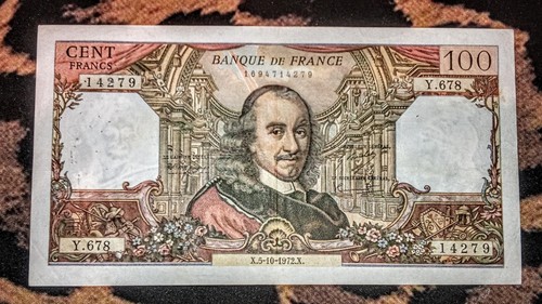 Billet 100 francs corneille - billet,