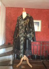 BEAU MANTEAU NOIR et MULTICOLORE "FRANSTYLE" – T 44*