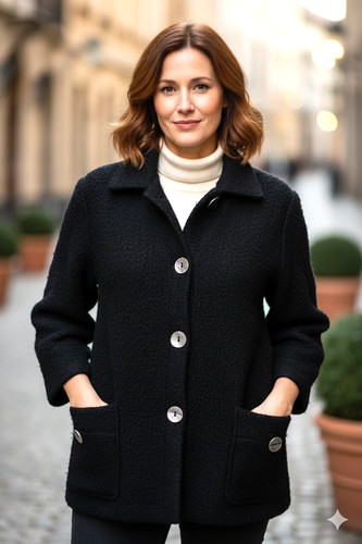 Manteau 100 laine angora - manteau, 100%