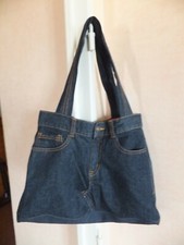 Sac à main  en jean fait