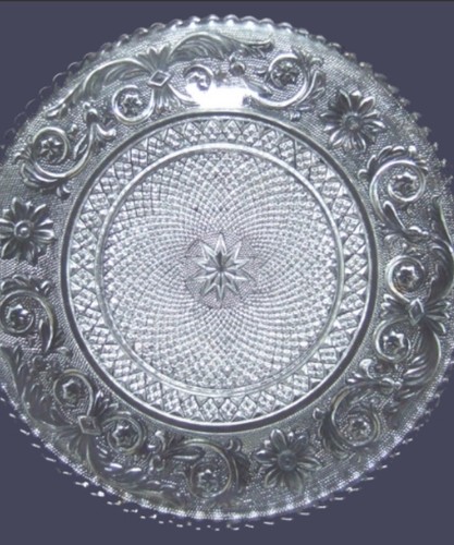 Assiettes cristal de - 11,