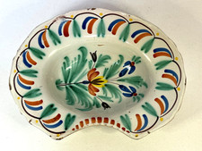 PLAT À BARBE ANCIEN FAÏENCE XIXème