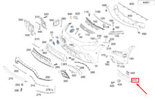 Support de plaque d'immatriculation avant MB AMG GT X290 A2908806702