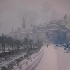 Photographie sous verre Menton