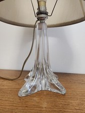 Lampe Cristallerie de Lorraine Art Déco signée
