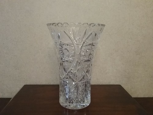 Vase cristal taille - vase, en
