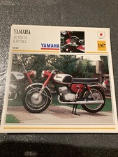 CARTE FICHE MOTO collection ATLAS YAMAHA 250 YDS 5E & 305 YM 2 