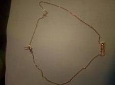 collier Messika baby move Pavé or rose 750/18carats et diamants