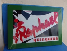 plaque émaillée ancienne : ST  RAPHAEL - QUINQUINA.