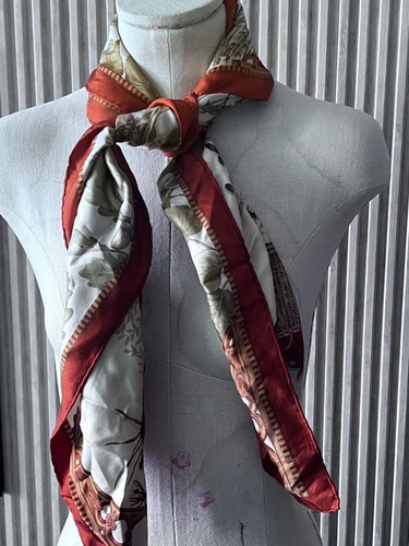 Foulard soie 87x83cm - foulard, en