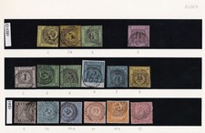 1851-65 BADEN - COLLECTION 32
