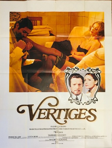 Affiche cinéma vertiges - affiche,