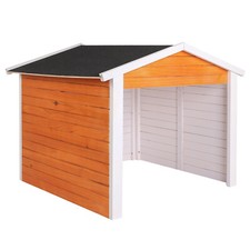 Garage Robot tondeuse Bois Maison de jardin Station de charge Protection UV