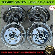 Lot de 4 enjoliveurs en acier