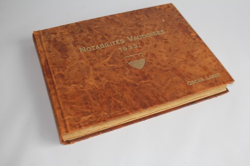 Livre notabilités vaudoises - livre,