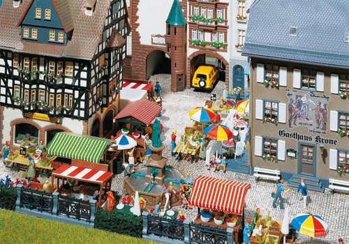 Maquette marché faller - maquette,,