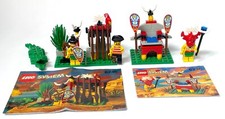 LEGO 6236 + 6246 Islanders pirates King Kahuka crocodile cage 1994 avec notices