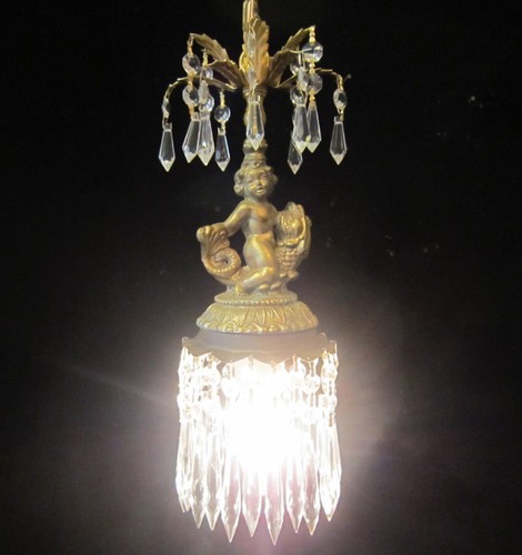 Cherub serpent hanging lamp - cherub,