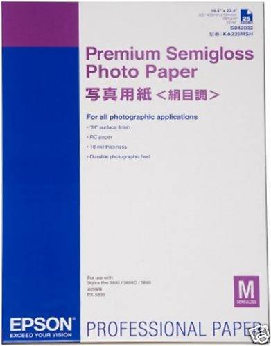 Papier epson premium semi - premium,