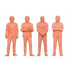 Lot de 4 figurines miniatures